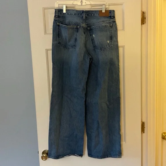 NEW Madewell The Low-Slung Baggy Jean Robertson Wash Rigid Size 28 NWOT - Picture 10 of 14